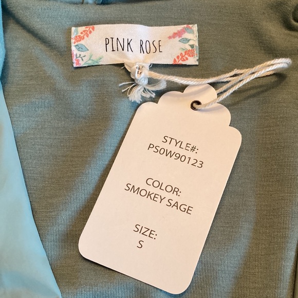 Pink Rose, S, smoky sage, full zip jacket, hood nwt - Picture 7 of 11